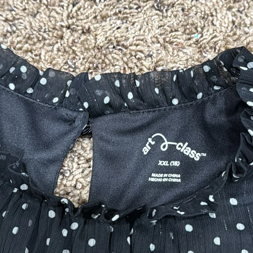 Art class Girl Polka Dots Dress Size XXL (18)